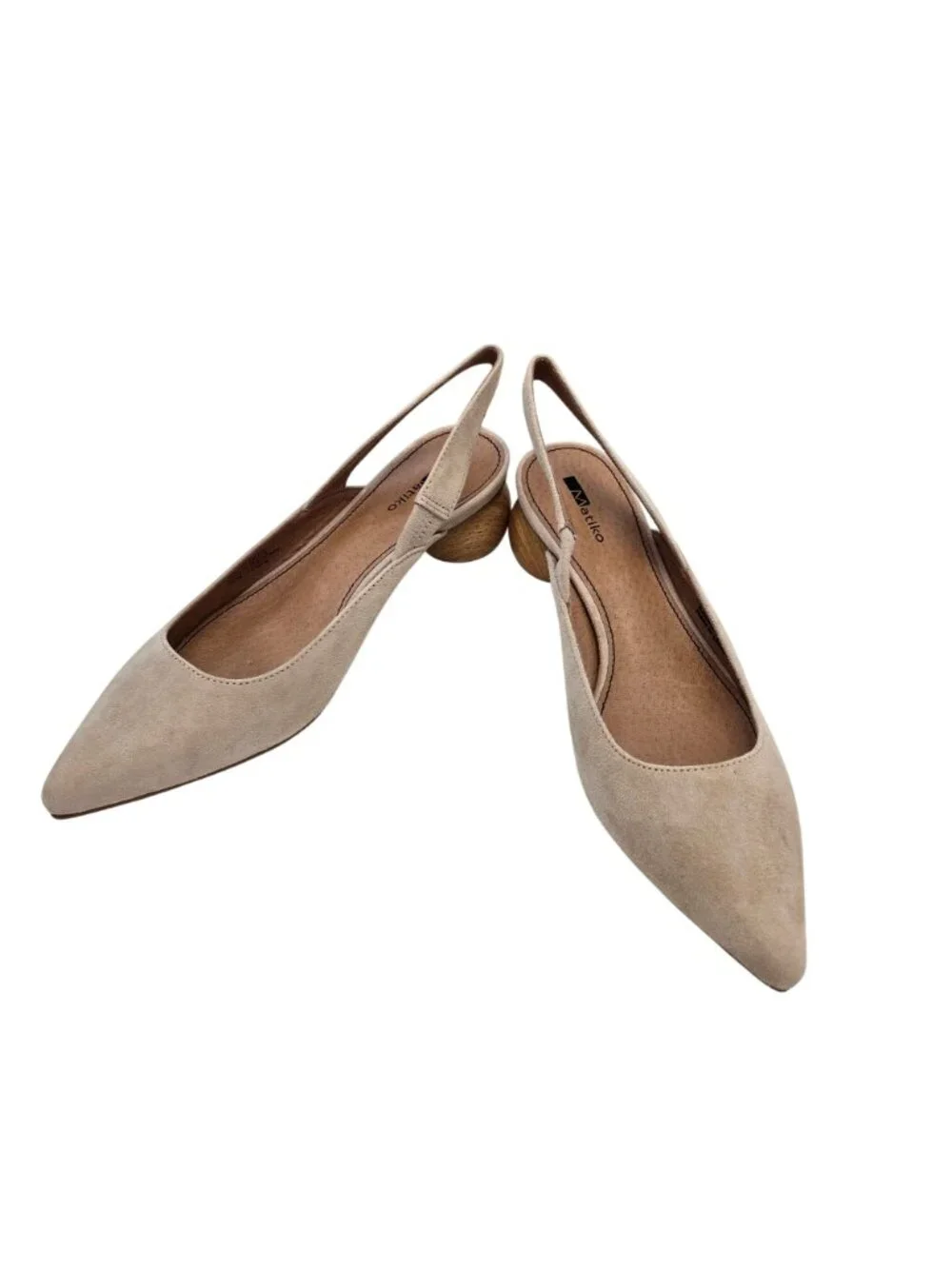 NWT/NIB Matiko Circa Suede Leather Pointy Toe Ball Heel Shoes Size 39/US 8.5
